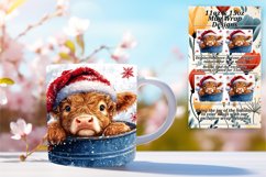 Chic 15oz Mug Wrap Png Design , Christmas Product Image 1