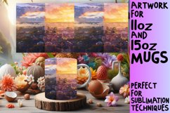 Scenic Beauty Mug Wrap Sublimation for 11oz/15oz Product Image 1