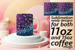 Floral Leopard Sparkle Mug Wrap Product Image 1
