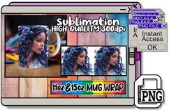 Empowered Melanin Woman Mug Options Product Image 1