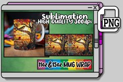 Breathtaking Stained Glass Mug Wrap Patterns 11oz/15oz Product Image 1