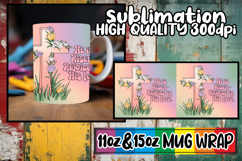 Wholesome joys 11oz 15oz mug wrap, Cross Product Image 1