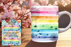 Elegant 15oz Mug Wrap Png Artwork , Halloween Product Image 1