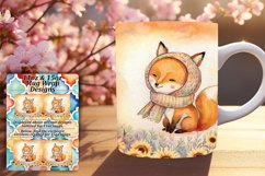 Chic 11oz Mug Wrap Png Artwork , Animals Product Image 1