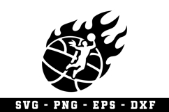 Basketbal Player Svg |Basketball SVG Cut files | Cricut Product Image 1
