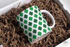 20 St Patrick&#039;s Day Digital Paper, Irish Clover Pattern Product Image 3