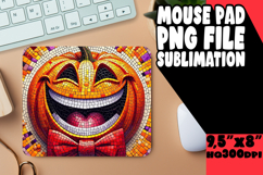 BLISSFUL MOUSE MAT PNG STYLE, Cute Pumpkin Product Image 1