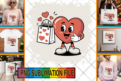 Sweet TOTE BAG Art Ideas, Valenines Heart Product Image 1