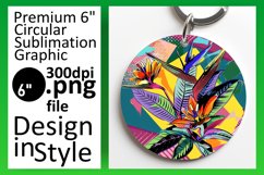 Energetic Floral Pattern Circle/Round Design Designs Product Image 1