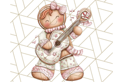 Gingerbread People Clipart, Cute Cookie PNG Illustrations Product Image 2
