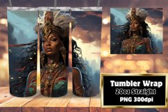 3D Melanin Diva Sublimation Tumbler 20oz Product Image 1