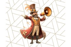 Autumn Circus Performers Clipart Vintage Characters PNG Product Image 2