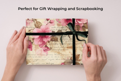 Love Letter Valentine Digital Paper Kit Rococo Patterns Product Image 8