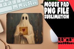 Ghostly Lovebirds Sublimation Mat Product Image 1