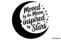 Moved by the Moon Svg | Halloween Svg | Svg Cut Files Product Image 1
