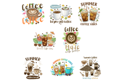 Summer Coffee Clipart Product Image 8