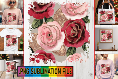 ENCHANTED TSHIRT Designs, Flower Pattern Product Image 1