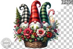 Christmas Gnome Sublimation - Clipart PNG Bundle Product Image 9