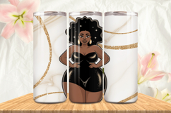 Black Girl Magic Black Woman Positive mind 20oz Tumbler wrap Product Image 1