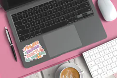 Motivational Quote Sticker SVG | You Are Enough Product Image 3