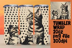 Purr-fectly Unique: Cat Lover&#039;s Sublimation Tumblers Product Image 1