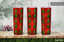 Christmas Glitter Tumbler Sublimation | PNG Bundle | Tumbler Product Image 3