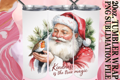 ENCHANTING HORIZONS 20oz TUMBLER WRAP, Funny Santa Product Image 1