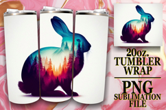 Bright reflections 20oz tumbler wrap, Animals Art Product Image 1