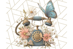 Vintage Butterfly PNG Clipart, Fairytale Cottagecore Images Product Image 2