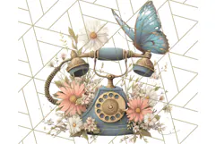 Vintage Butterfly PNG Clipart, Fairytale Cottagecore Images Product Image 2
