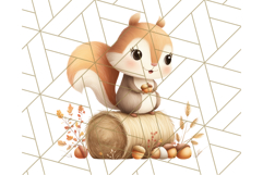 Woodland Autumn Animals PNG Clipart for Fall &amp; Harvest Product Image 2