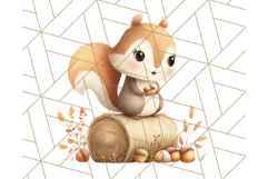 Woodland Autumn Animals PNG Clipart for Fall & Harvest Product Image 2