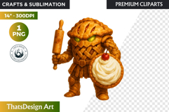 Fantasy Food Characters RPG Clipart PNG Graphics Product Image 1