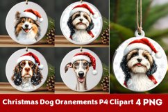 Breeds Of Christmas Dog Ornaments Clipart PNG Product Image 1