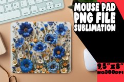 Blossom Bonanza: 3D Sublimation Mouse Pad Design Product Image 1