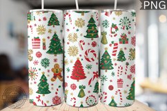 Christmas Tree Tumbler Wrap -High Quality 300 Dpi Product Image 1