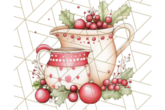 Christmas Cottagecore Kitchen Clipart PNG, Holiday Decor Product Image 2