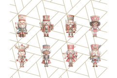 Nutcracker Clipart, Festive Holiday Toy Soldier PNG Art Product Image 6