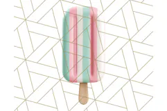 Pink and Mint Summer Clipart PNG Beach Icons, Summer Fun Png Product Image 2