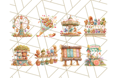 52 Tiny Carnival Friends Clipart PNG, Animal Fair Festival Product Image 6