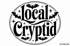 Local Cryptid Svg | Halloween Svg | Svg Cut Files Product Image 1