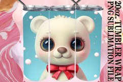 3D Holiday Tumbler Wrap for 20oz Sublimation Product Image 1