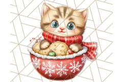 Christmas Baking Critters PNG Clipart, Cute Animals Holiday Product Image 2