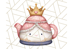 Princess Tea Party PNG Clipart with Teacups &amp; Fancy Treats Product Image 2