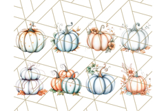 Fall Pumpkin Clipart PNG, Autumn Pumpkins, Jewel Tones Png Product Image 2
