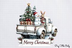 White Rustic Christmas Clipart PNG Product Image 1