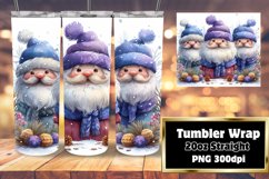 Christmas Gingerbread Wrap 20oz Tumbler Design Product Image 1