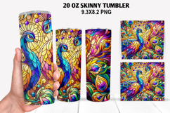 Skinny Tumbler 20oz Wrap Design, Summer Tumble PNG Design Product Image 1