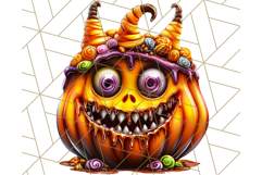 Spooky Cute Monster PNG Clipart, Adorable Halloween Monsters Product Image 2
