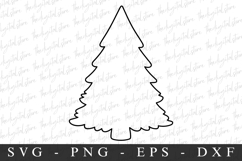 Christmas Tree SVG | SVG Cut files | Cricut Product Image 1
